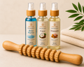 Pack Spa Terapéutico Amma Terra | Rodillo Masajeador + 3 Aceites